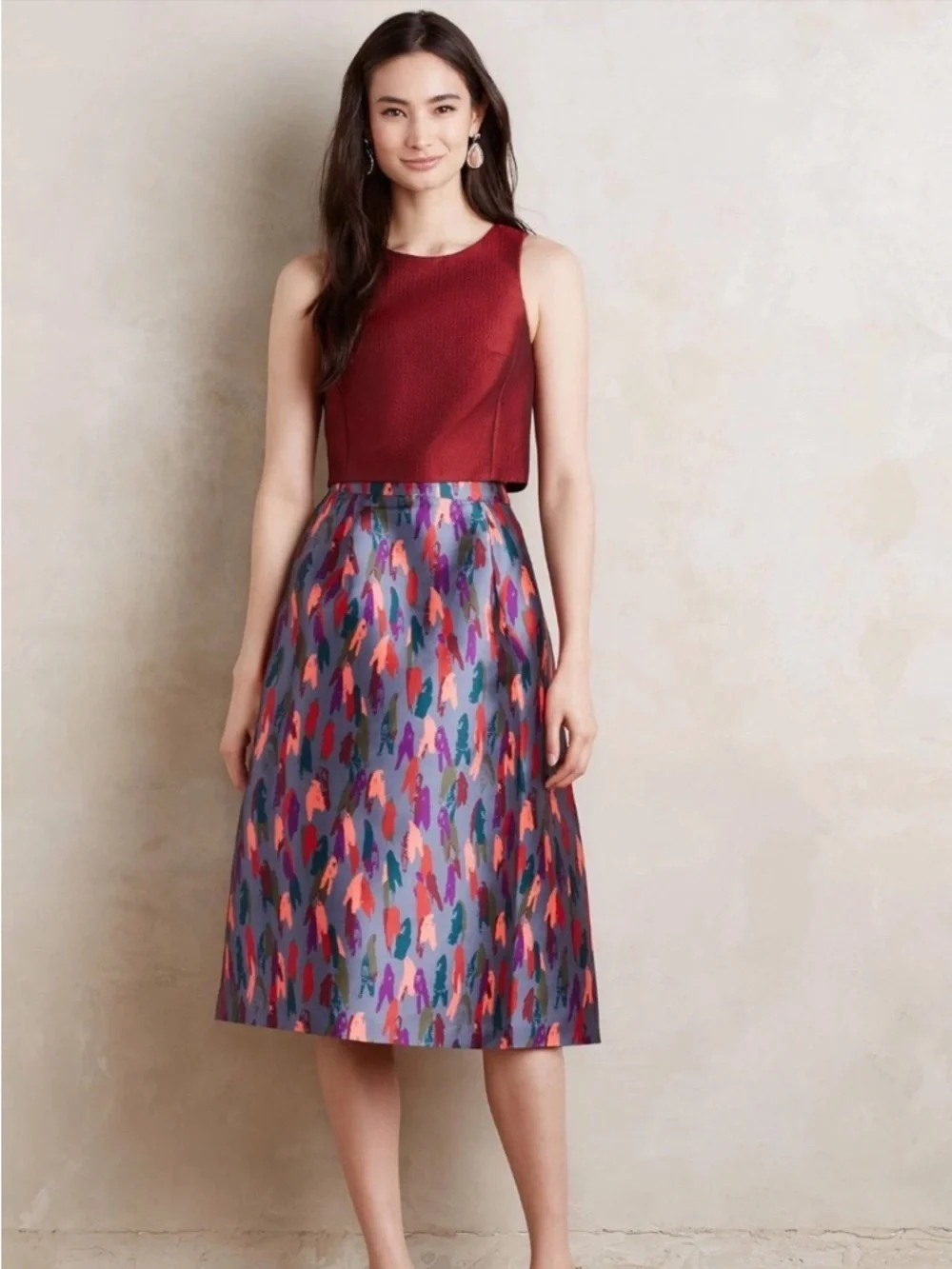Anthropologie Persephone Skirt Sz 6 - Picture 2 of 11